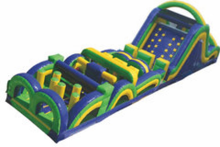 61' Rad Run Obstacle Course w/ Slide (B and C)