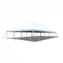 30' x 60' Premium Sectional Canopy Pole Tent - White