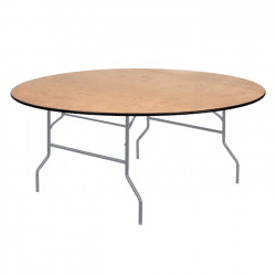 60 Round Wood Table